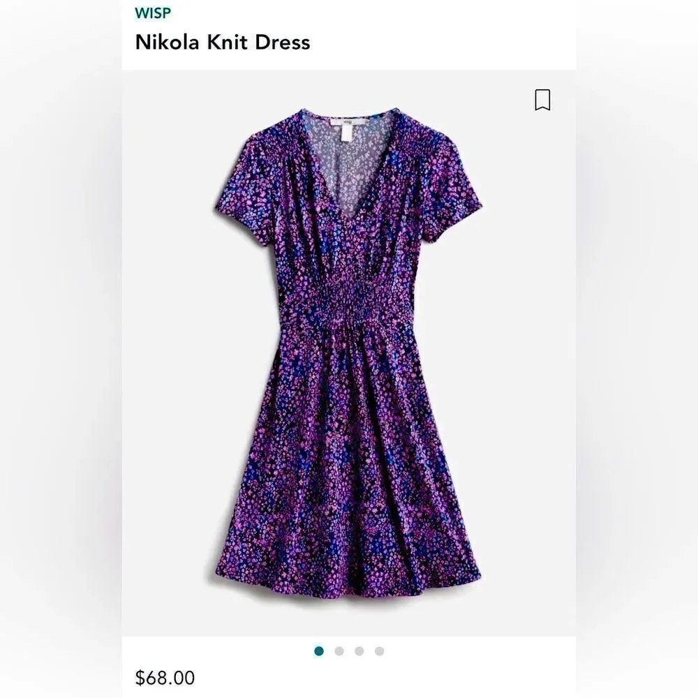 Pretty purple pink floral dress